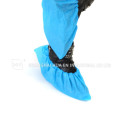 single use anti-slip PP shoe cover with printing, printed skidproof PP non-woven shoe cover, printed machine made PP shoe cover